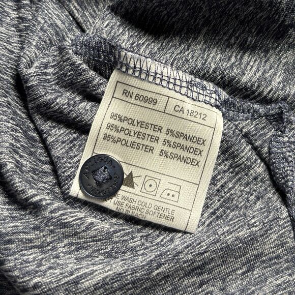 New England Patriots Antigua Logo Polo Shirt Men XL Gray Red Stripe Performance - Picture 8 of 8